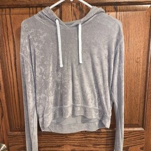 hollister cropped super soft sweatshirt